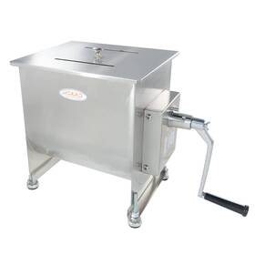 Hakka Brothers 714367051338 45lb/22.5l Manual Meat Mixer Stainless Steel 30l Fixed Tank For Sausage