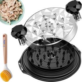 Hanley 070003482603 Chicken Shredder Large - 2025 Pro Meat Machine With Brush Bpa-free Breast Tool
