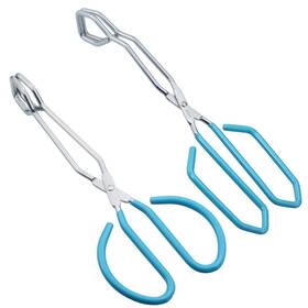 Hinmay 020064538912 Scissor Style Tongs 10 Inches And 11 Set Blue
