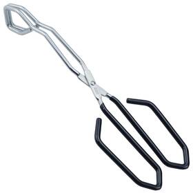Hinmay 649383398870 Stainless Steel Scissor Tongs With Black Handle 11-inch 11ftft