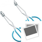 Hinmay Scissor Cooking Tongs 10 Inches Stainless Steel