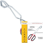 Hinmay Scissor Tongs 11-inch Heavy Duty Stainless Steel