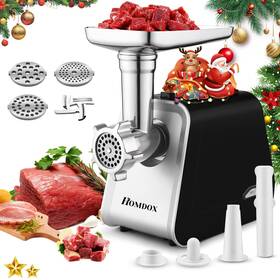 2000w Homdox 664005439168 Electric Meat Grinder Sausage With 3 Grinding Plates And Sausa