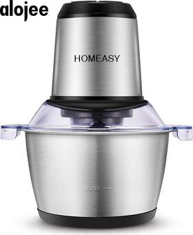 Qpiqpj-22it Homeasy Meat Grinder Electric Food Processor 2l Stainless Steel Blender Chopp