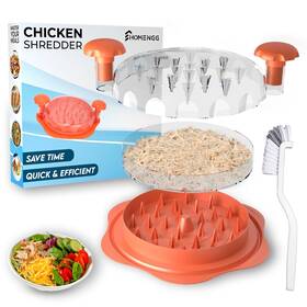 Homengg 198715670509 Chicken Shredder Tool Twist Large Breast With Brush And Remov