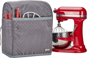 Trhc0302 Homest Stand Mixer Quilted Dust Fit For Bowl Lift 5-8 Quart Grey