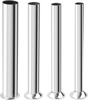 Lmq420 Hoypeyfiy Stainless Steel Sausage Stuffing Tubes 4 Sizes Meat Grinder Silver