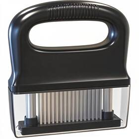 241231 Hrzlitay Meat Tenderizer With 48 Stainless Steel Ultra Sharp One Size Black