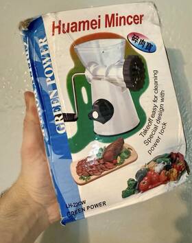 Lh-22cw Huamei Manual Meat Grinder Sausage Stuffer Food Mincer