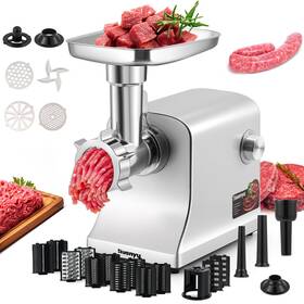 Qlw-189 Huanyu Meat Grinder Electric 2800w Vegetable Shredder With 5 Sets Stainless Steel Bl