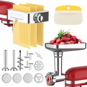 Inc 726085003124 Meat Grinder Pasta Maker Attachment For Kitchenaid Stand Mixers Set Kitchena