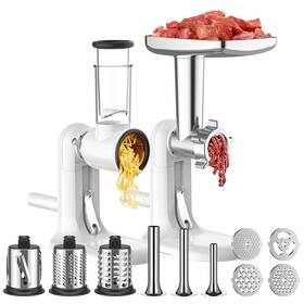 In1813-ha Innomoon Rotary Cheese Grater And Meat Grinder Manual Hand Crank With 3 I