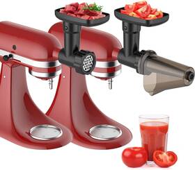 In1818fb Innomoon Fruit And Vegetable Strainer Attachment Set For Kitchenaid Stand Mixer Black