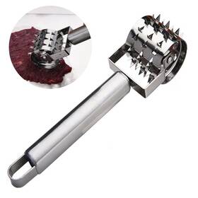 Gunrq1 Junvaia Stainless Steel Meat Tenderizers Roller Rolling Standard