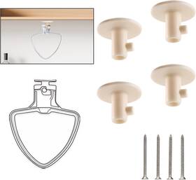 Jysiliyh 313105333356 Stand Mixer Attachment Holders 4 Pack Kitchen Accessory Organizer Compatible Wit