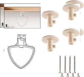 Jysiliyh 337040734727 Stand Mixer Attachment Holders 4 Pack Kitchen Accessory Organizer Compatible