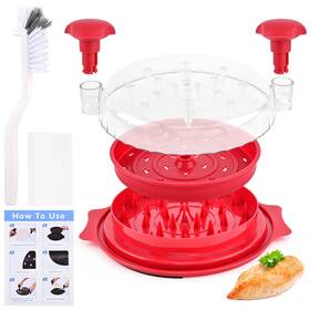 22397575 Kakalote Chicken Shredder Tooltwist Large With Cleaning Brush Dish Sponge Kitchen Visi