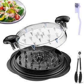 Cs-01 Kalwnia Chicken Shredder With Cleaning Brush And Food-grade Tongs - Bpa-free Meat Shred