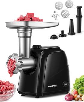 Jsmg-202 Keenstar Electric Meat Grinder Sausage Stuffer Maker 450w 3000w Max Food Black