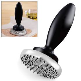 Keissco Mt072622keic Reversible Meat Tenderizer And Pounder Dual Sided Large Black