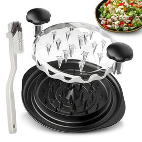 Kft 644625082937 Chicken Shredder Professional Breast Tool Twist Transp