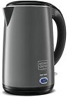 Kg-dwk-grey Kitchen Gizmo Stainless Steel Double-walled Electric Kettle Grey 735255283846