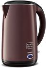 Kg-dwk-red Kitchen Gizmo Stainless Steel Double-walled Electric Kettle Red 735255283853