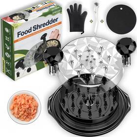 Kitbecook 716203216871 Chicken Shredder Tool Large Bpa-free Meat Manual With Anti-slip Ba