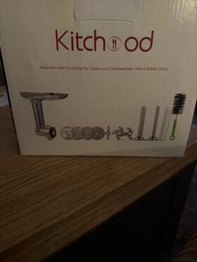 Kitchen Aid 445046624606 Kitchenaid Stand Mixer Metal Meat Grinder And Sausage Stuffer Attachment