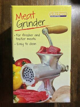 Kitchen Collection 797063026183 Meat Grinder Heavy Duty Manual Machine