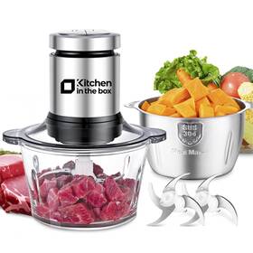 B0cghvdhbc Kitchen In The Box 400w Food Processor Electric Meat Grinder And Chopper