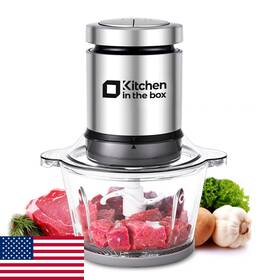 B0d8b1zr84 Kitchen In The Box Mini Food Processor Electric Meat Grinder And Chopper