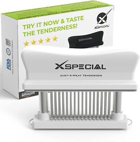 Kitchen Meat Tenderizer Tool Easy To Use And Clean 48-blades Stainless Steel No