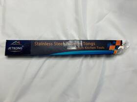 Ss2021 Kitchen Jetkong Pair Of Stainless Steel Tweezer/tongs Tools 12 Inches Long