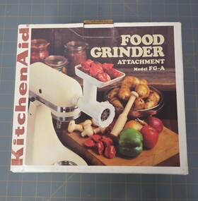 Kitchenaid 050946006086 Food Grinder Attachment Model Fg-a With Sausage Stuffer Kit Ssa