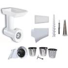 Kitchenaid Food Meat Grinder N Attachment Pack Stand Mixer Accessory Fppa White 050946000183