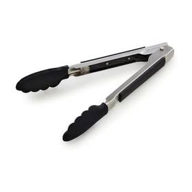 Kitchenaid Khq203ohoba Silicone Tipped Side Locking Tongs Black 9 Inch