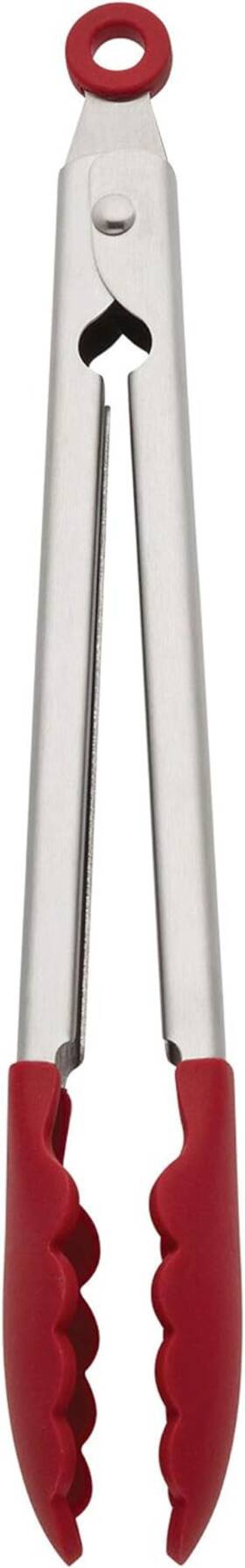 Ko094ohera Kitchenaid Silicone Stainless Steel Tongs 12 Inch Red