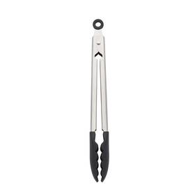 Kitchenaid Ko094ohoba Silicone Tipped Stainless Steel Tongs 12 Inch 11.6 Inches Black
