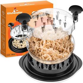 Kitchenator 198715996401 Chicken Shredder Twist Tool Ergonomic Meat Anti-slip Breas