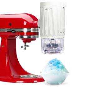 Kitchood 717211744400 Shave Ice Attachment For Kitchenaid Stand Mixers Shaved Normal White
