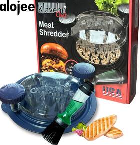 Klavehn 711181617443 American Brand Chicken Shredder With Special Brush Reinforced Anti-slip Detach