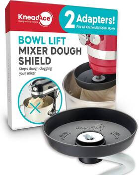 Ka04 Kneadace Spiral Dough Hook Shield For Kitchenaid Mixer-prevents From Clogg