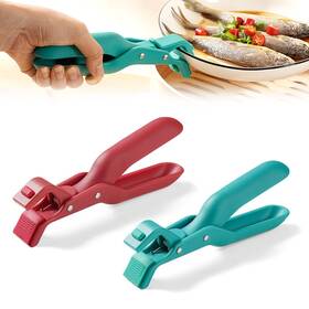 Koonafy Uk9yxm3895a Multi-purpose Anti-scald Bowl Hot Dish Clamp Red Green
