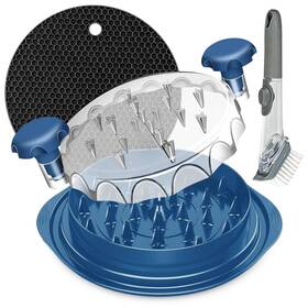 Shredd-001 Krafty S 3 In 1 Chicken Shredder - Manual Meat For Beef And With Brush Silicon Anti