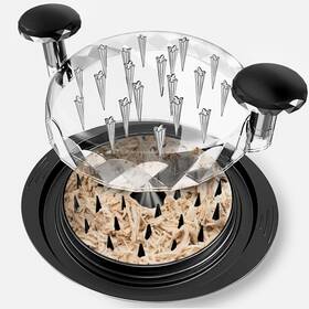 Jrsrqblk-02 Kwiwis Chicken Shredder Tool Twist 11 Inch Heavy Duty Large Meat Gr