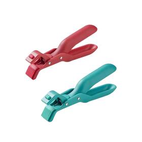 Lavaarite 769029660380 2-pack Silicone Bowl Clips Multi-angle Anti-scald Large Green Red