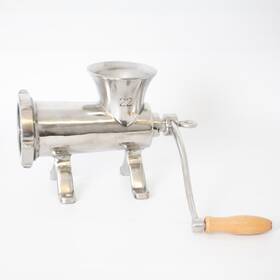 Ld0015 Lehmans Clamp-down Meat Grinder #22 Manual Stainless Steel