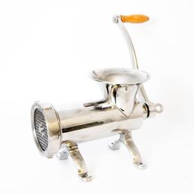 Ld016 Lehmans Clamp-down Meat Grinder #32 Manual Stainless Steel