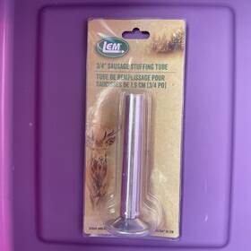 Lem 734494246896 3/4 Saudage Stuffing Tube-use With The Jerky Cannon Or Gun